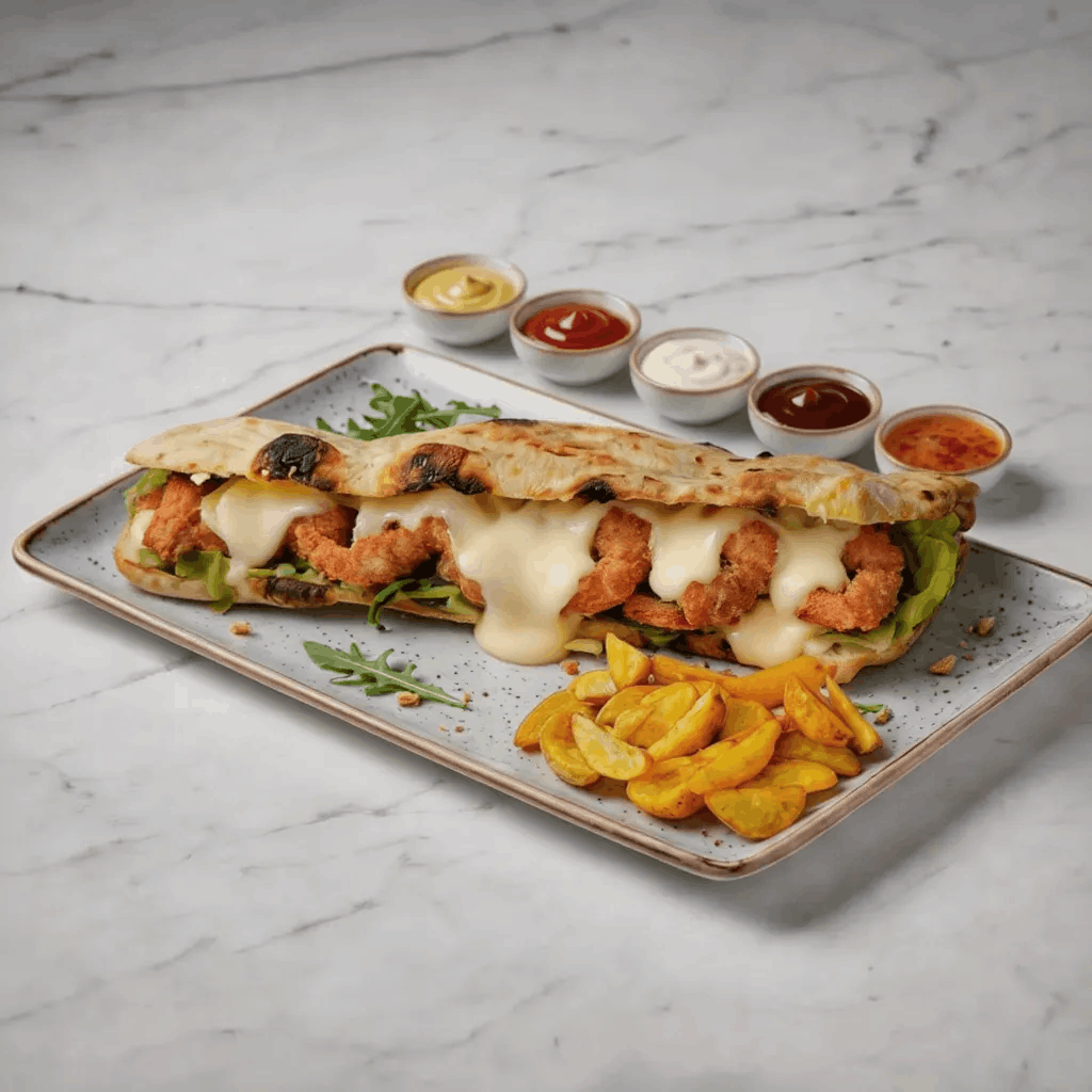 Big panuozzo chevrette panée