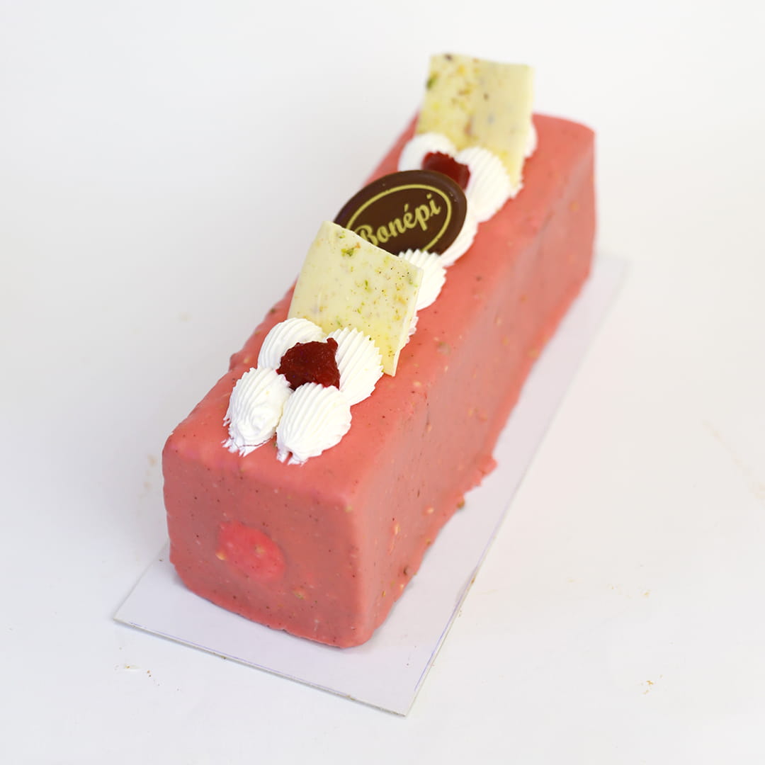 Morceau Gâteau au framboise