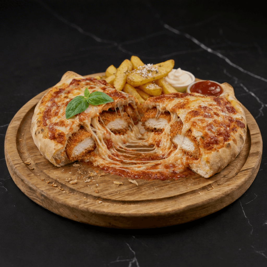 Calzone escalope panée