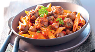 pate penne aux boulettes